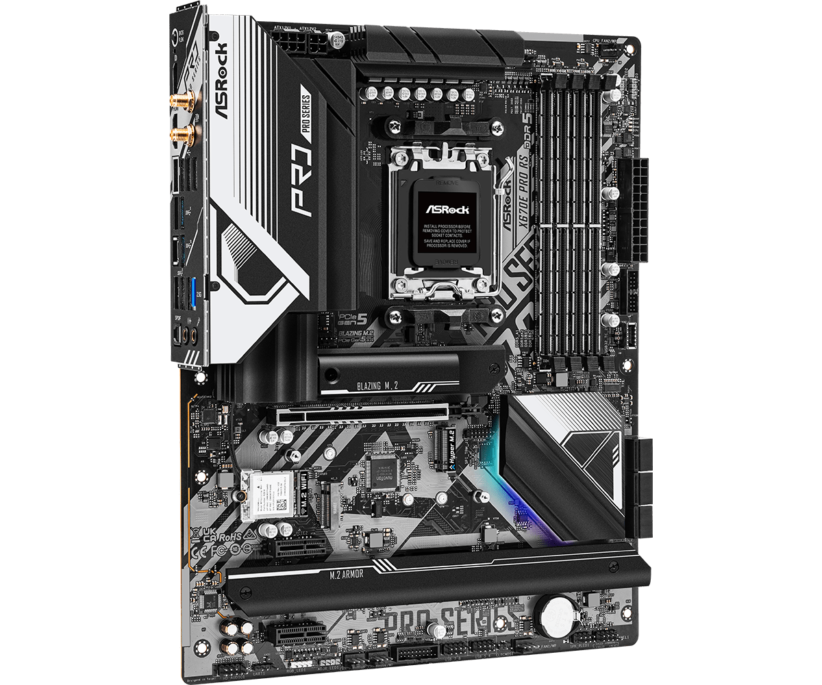 ASROCK X670E Pro RS Motherboar - X870E Atx Motherboard ulasan dan harga