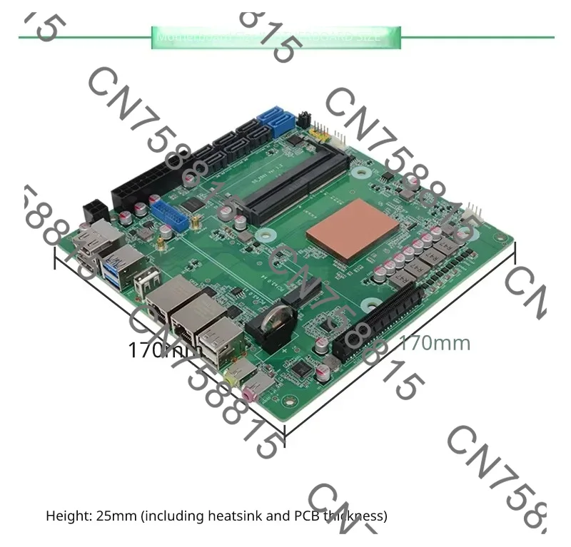 AMD Ryzen R5 5625U /R7 5825U / - Mini Itx Dual 2.5G Nas Motherboard ulasan dan harga