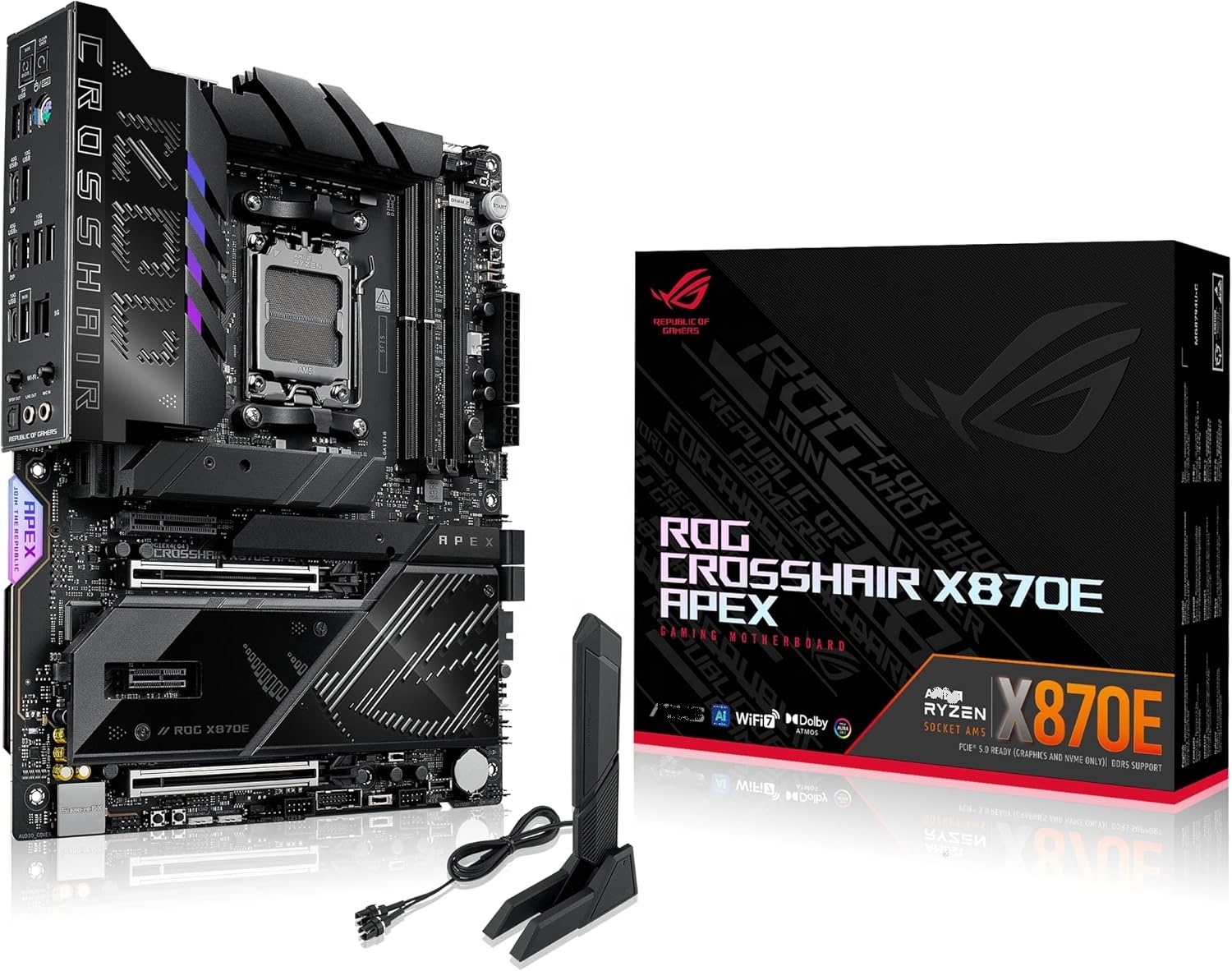 Rog Crosshair X870e Apex X870e - X870E Atx Motherboard ulasan dan harga